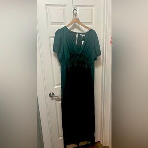NWT dark green Baltic Born maxi dress